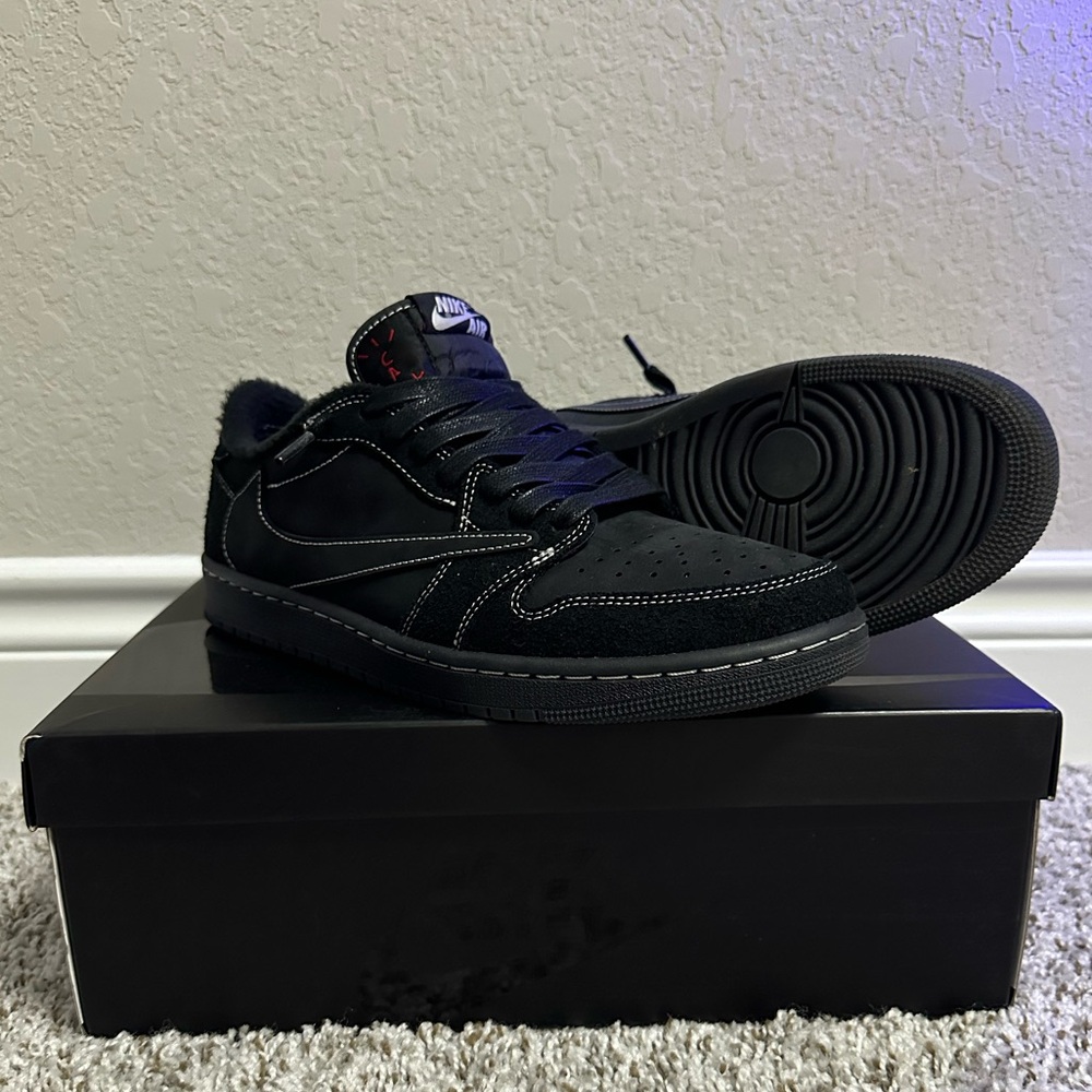 Jordan 1 Retro Low OG SP - Travis Scott Black Phantom